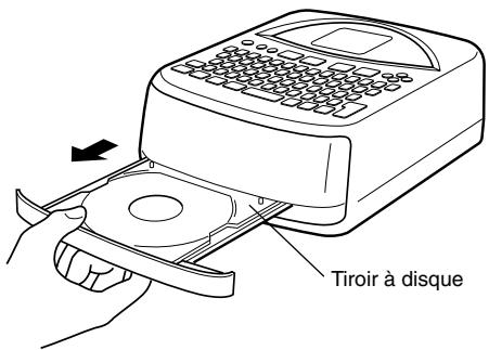 CASIO CW-75 - Pour permettre la cassette de ruban encreur dans l'imprimante - 4