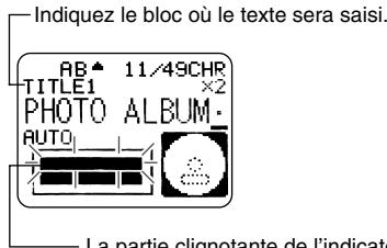 CASIO CW-75 - Saisissez le texte de l'étiquette - 1