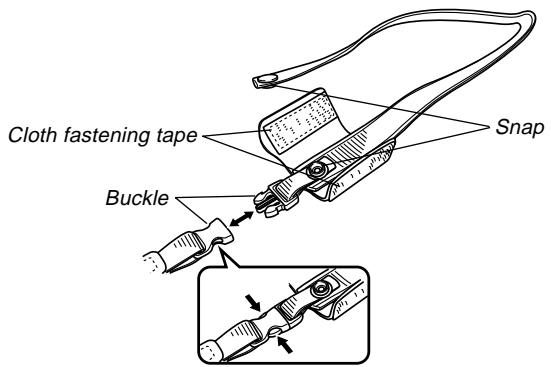 CASIO GV-10 - Using the Strap - 1