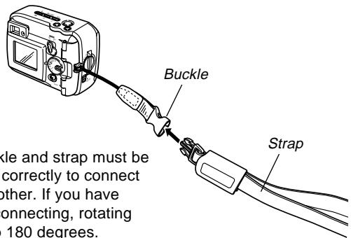CASIO GV-10 - Attaching the Strap - 2