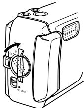 CASIO GV-20 - Inserting a Memory Card into the Camera - 3