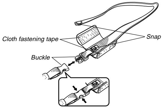 CASIO GV-20 - Using the Strap - 1