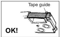 CASIO KL-60 - To load a tape cartridge - 3