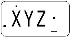CASIO KL-60 - To specify a text effect - 2
