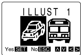 CASIO KL-7000 - To input illustrations - 1