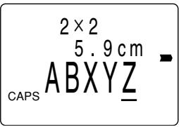 CASIO KL-7000 - How to tell the current font settings - 1