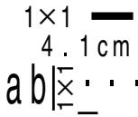 CASIO KL-7000 - To change attributes in the middle of text - 1