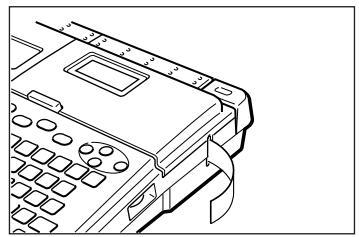 CASIO KL-7000 - To load a tape cartridge - 10
