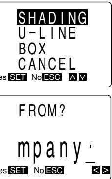 CASIO KL-7000 - To assign text effects - 1