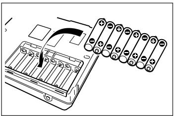 CASIO KL-7000 - To replace the main batteries - 2