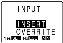 CASIO KL-7000 - To switch between overwrite and insert - 2