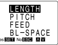 CASIO KL-7000 - To specify a block length - 1