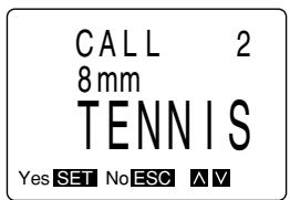 CASIO KL-7000 - To recall a preset layout label from memory - 5