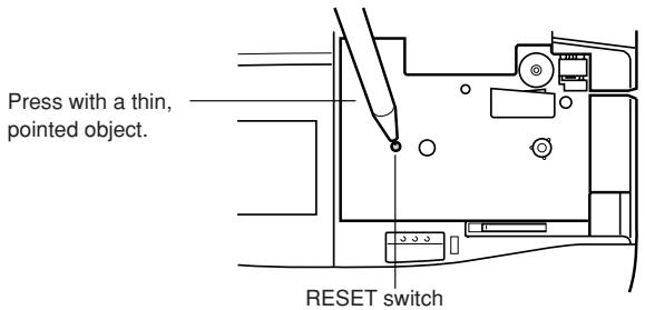 CASIO KL-7000 - Resetting - 1
