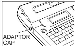 CASIO KL-7200E - AC Adaptor Cap - 1