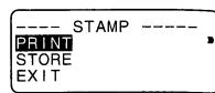 CASIO KL-8100 - To create a new stamp label - 8