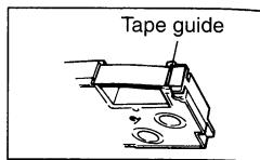 CASIO KL-8100 - To load a tape cartridge - 3