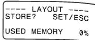 CASIO KL-8100 - To delete a preset layout label from memory - 3