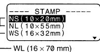 CASIO KL-8100 - To create a new stamp label - 2