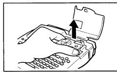 CASIO KL-8100 - Removing the Tape Cartridge - 2