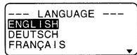 CASIO KL-8100 - To change the message language - 1