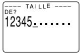 CASIO KL-8200 - Pour changer la taille des caractères par spécification directe - 3