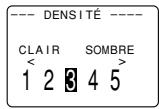 CASIO KL-8200 - Pour ajuster la densité d'impression - 1