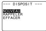 CASIO KL-8200 - Pour utiliser une disposition prépréglée afin de creer une étiquette et l'imprimer - 1