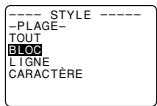 CASIO KL-8200 - Pour changer de style de caractères - 2
