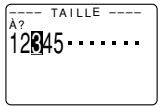 CASIO KL-8200 - Pour changer la taille des caractères par spécification directe - 4