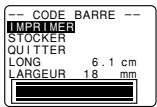 CASIO KL-8200 - Pour imprimer un code barres - 3