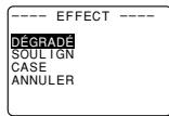CASIO KL-8200 - Pour attribuer des effets de texte - 1