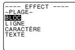 CASIO KL-8200 - Pour attribuer des effets de texte - 2