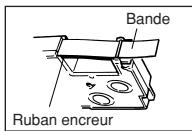 CASIO KL-8200 - Pour installer une cartouche de bande - 4