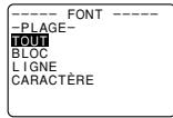 CASIO KL-8200 - Pour changer la police du texte affché - 2