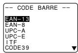 CASIO KL-8200 - Pour imprimer un code barres - 1