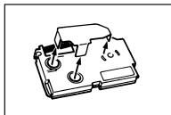 CASIO KL-8200 - Pour installer une cartouche de bande - 2