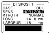 CASIO KL-8200 - Pour utiliser une disposition prépréglée afin de creer une étiquette et l'imprimer - 6