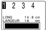 CASIO KL-8200 - Pour utiliser une disposition prépréglée afin de creer une étiquette et l'imprimer - 4