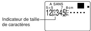 CASIO KL-8200 - Pour changer la taille des caractères par spécification directe - 5
