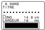 CASIO KL-8200 - Pour utiliser une disposition prépréglée afin de creer une étiquette et l'imprimer - 5