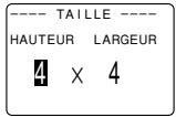 CASIO KL-8200 - Pour changer la taille des caractères par spécification directe - 2