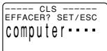 CASIO KL-8200 - Pour effacer tout le texte - 2