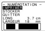 CASIO KL-8200 - Pour mémoriser un format de numérotation - 1
