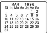 CASIO KL-8200 - Pour imprimer un calendrier - 2