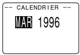 CASIO KL-8200 - Pour imprimer un calendrier - 1