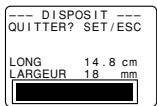 CASIO KL-8200 - Pour utiliser une disposition prépréglée afin de creer une étiquette et l'imprimer - 8