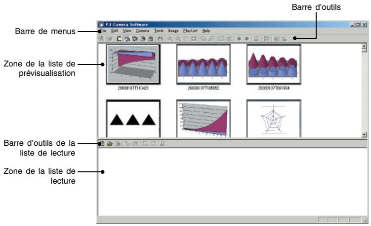 CASIO PJ CAMERA SOFTWARE 1.1 - Fenêtre PJ Camera Software - 1