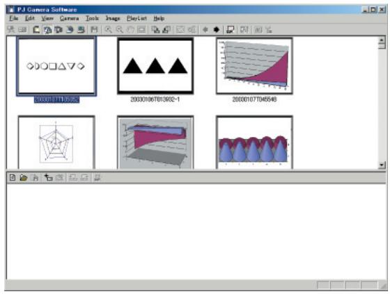 CASIO PJ CAMERA SOFTWARE 1.1 - Ajouter un fichier de la zone de la liste de prévisualisation à une liste de lecture avec la commande [Add To Playlist] - 1