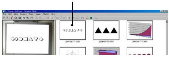 CASIO PJ CAMERA SOFTWARE 1.1 - Lorsque vous estes pret a numeriser le document, cliquez sur le bouton [Start] dans la fenetre de numérisation. - 3